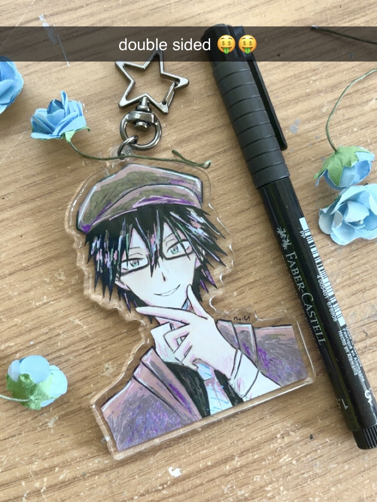 🕵️ RANPO ACRYLIC KEYCHAIN