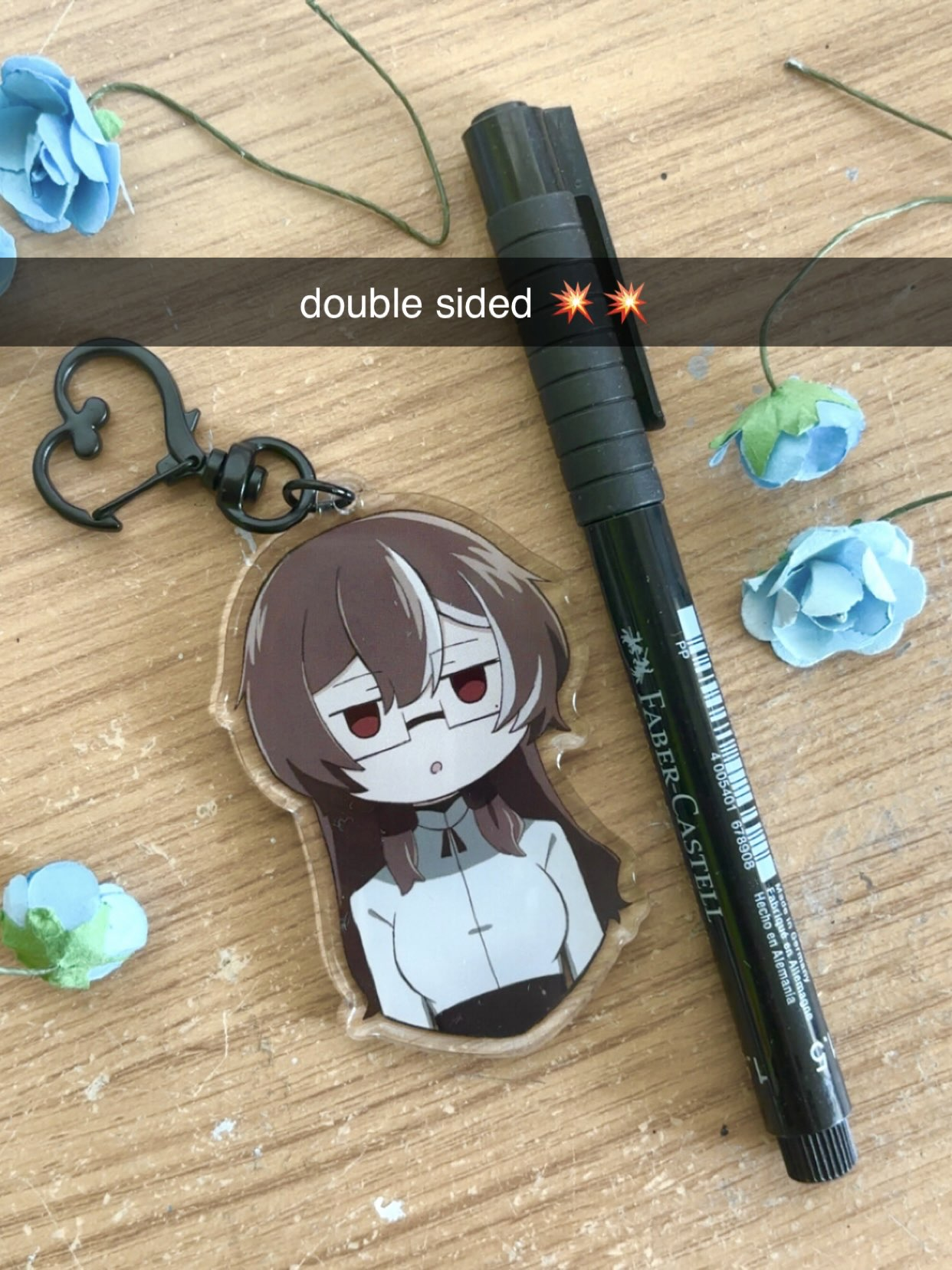 🌺 WAN KAORI ACRYLIC KEYCHAIN