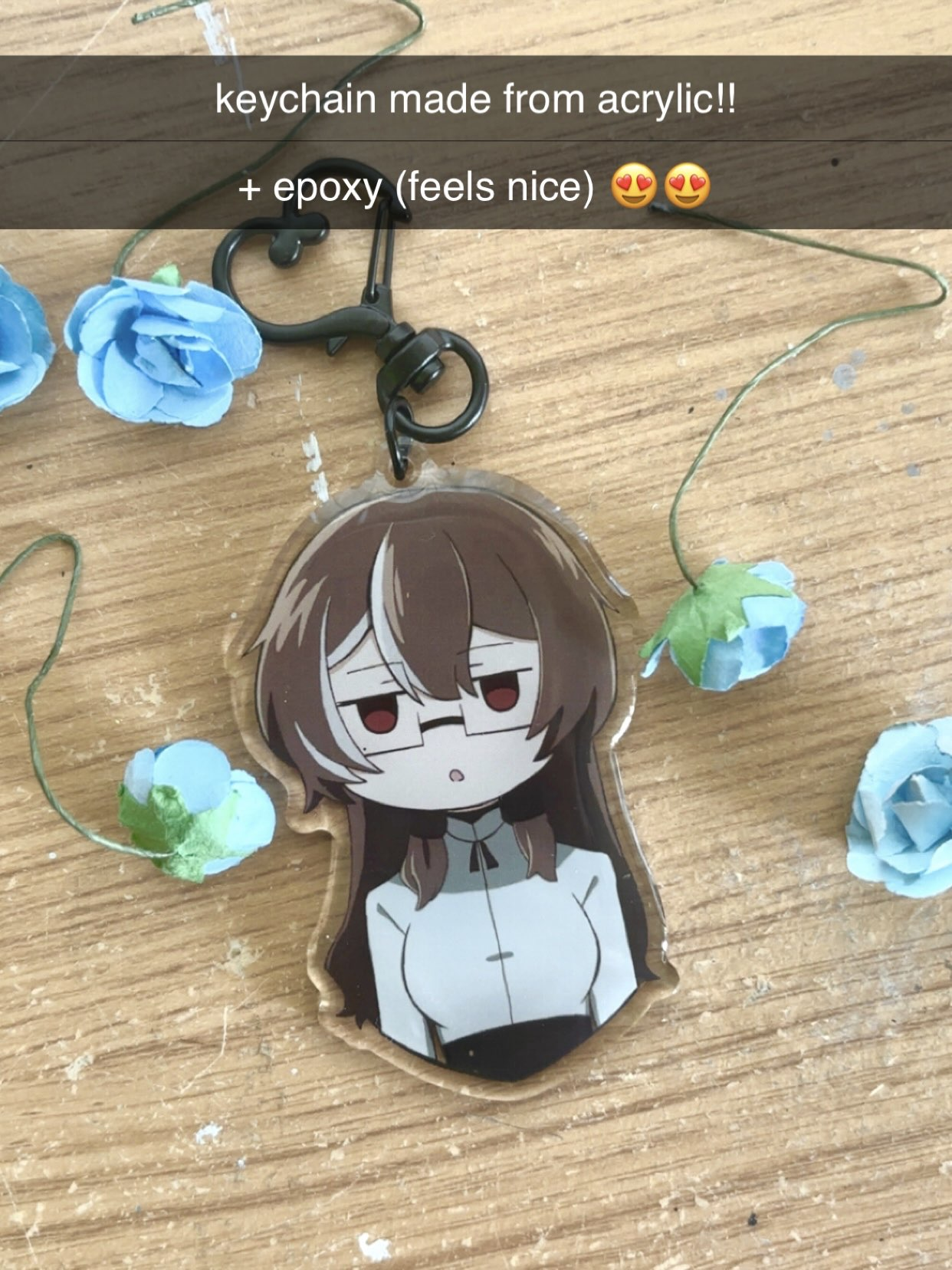 🌺 WAN KAORI ACRYLIC KEYCHAIN