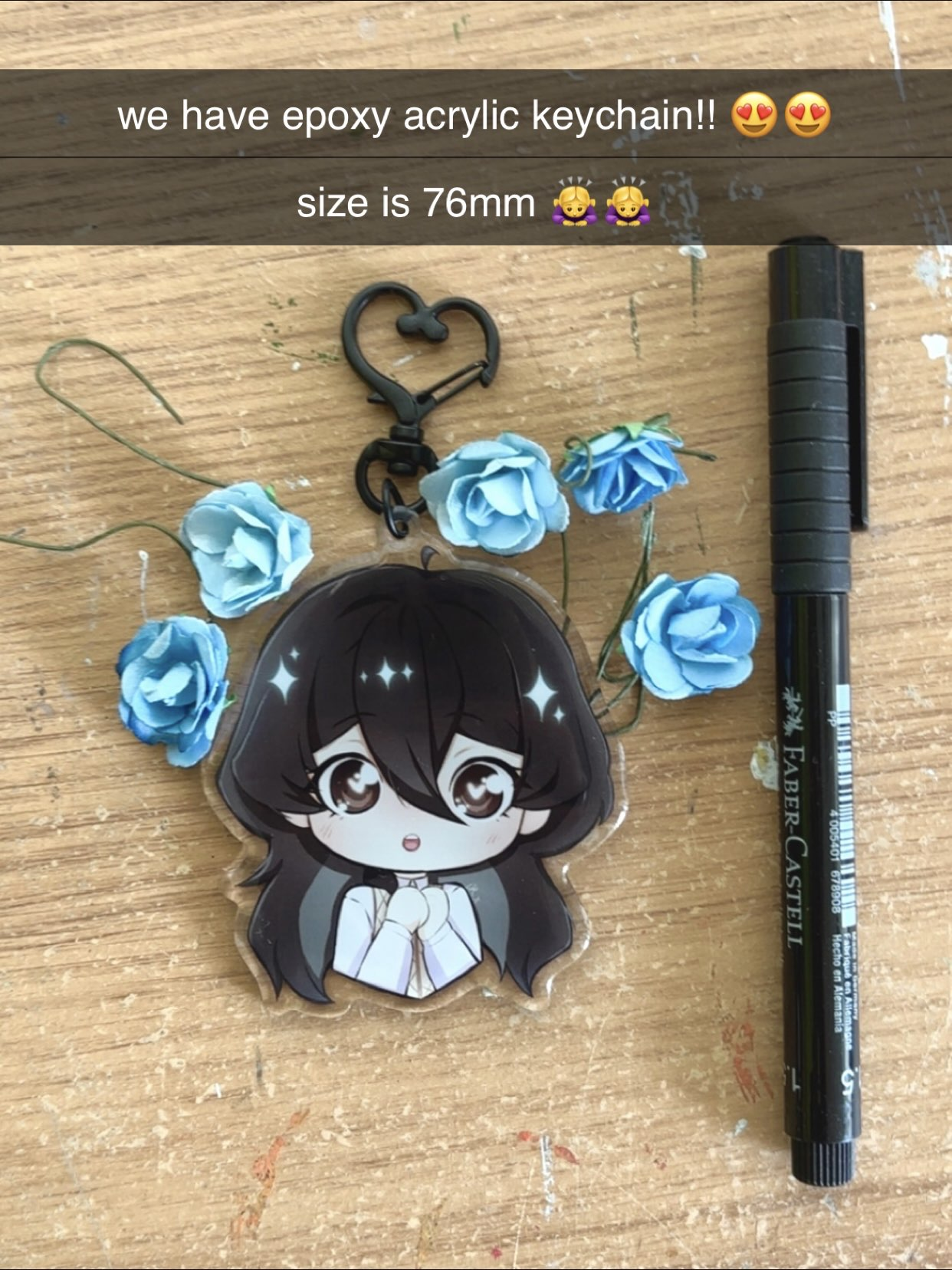 💖 KIYUMI ACRYLIC KEYCHAINS