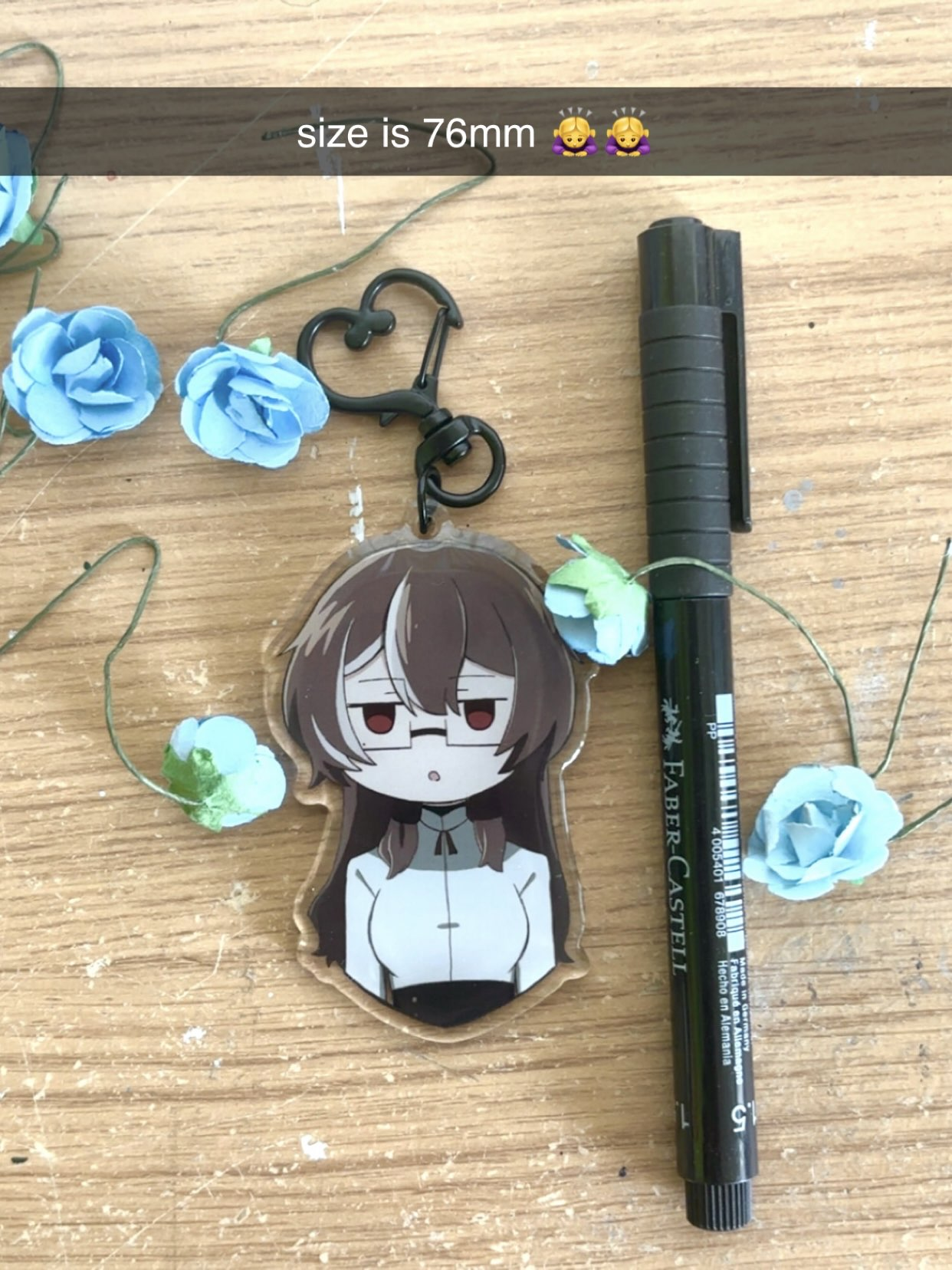 🌺 WAN KAORI ACRYLIC KEYCHAIN