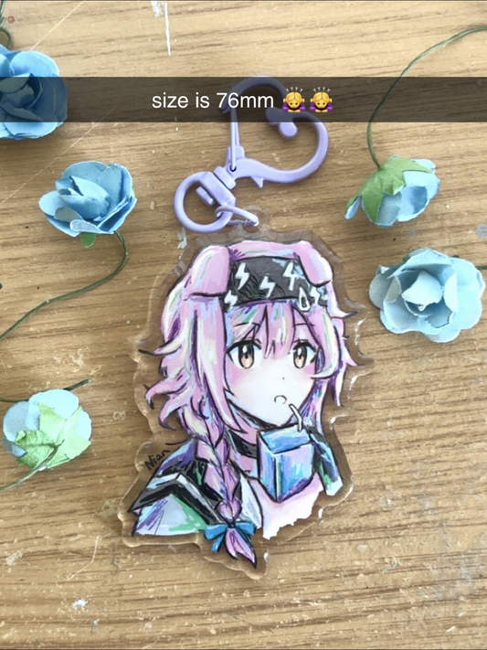 🐈 GOLDENGLOW ACRYLIC KEYCHAIN
