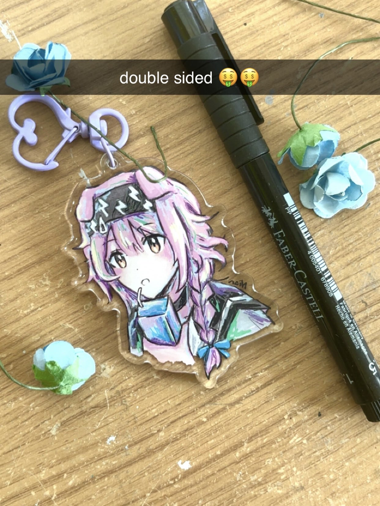 🐈 GOLDENGLOW ACRYLIC KEYCHAIN