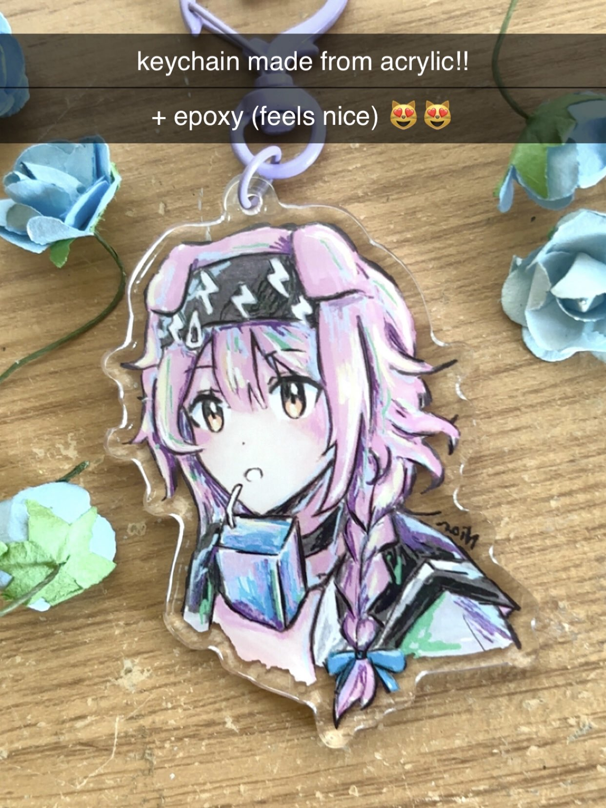 🐈 GOLDENGLOW ACRYLIC KEYCHAIN